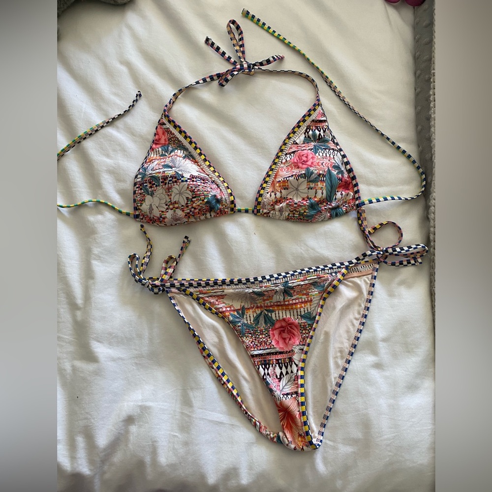 Topshop Floral Bikini